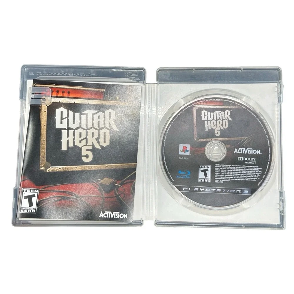 Guitar Hero 5 Sony PlayStation 3 PS3 Game Activision BLUS-30292 Complete CIB